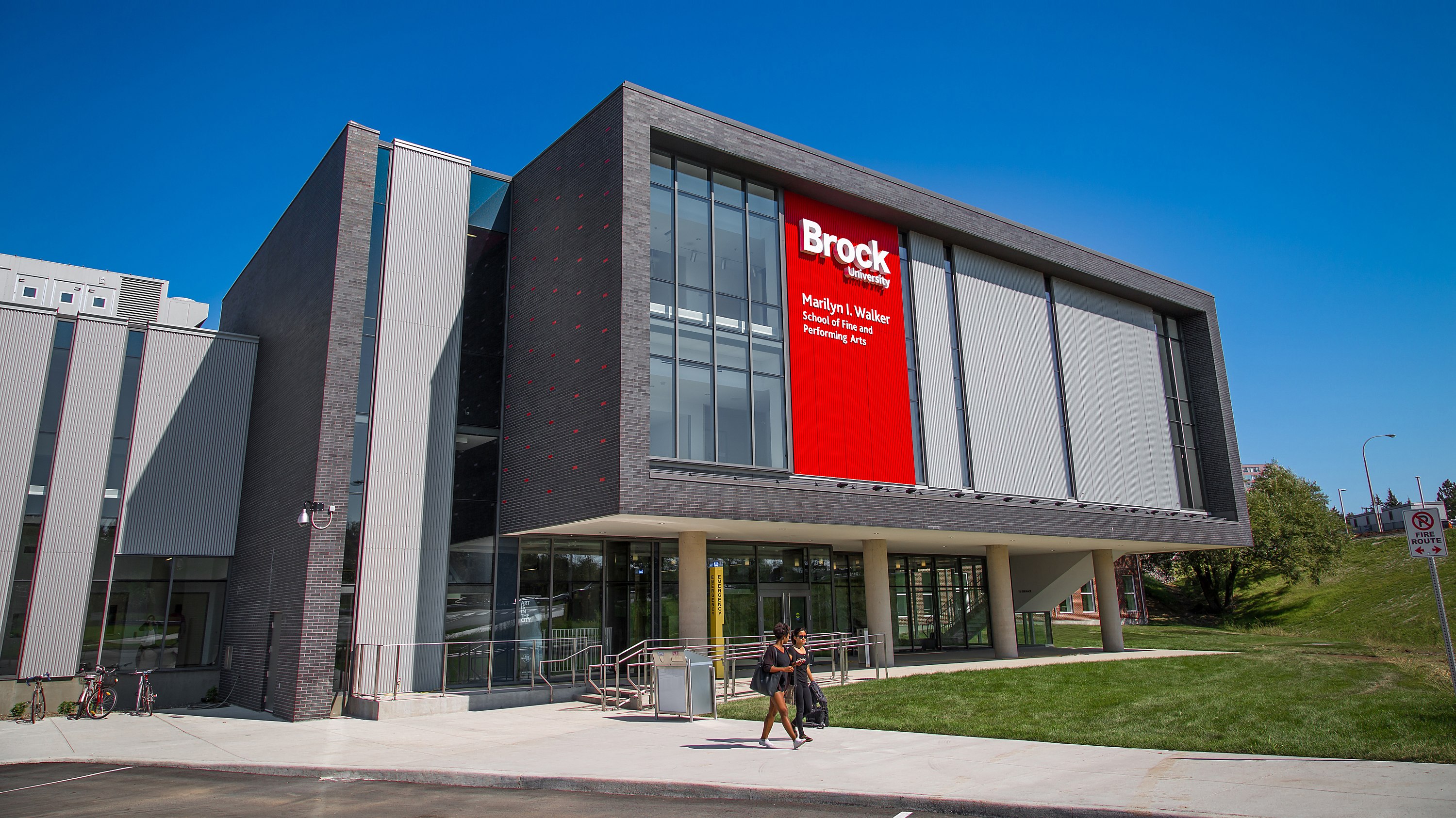 This is an image of the Marilyn I. Walker School of Fine & Performing Arts in downtown St. Catharines